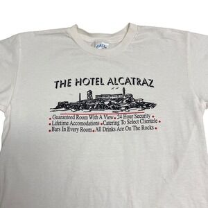 Vintage Hotel Alcatraz Graphic T-Shirt Large